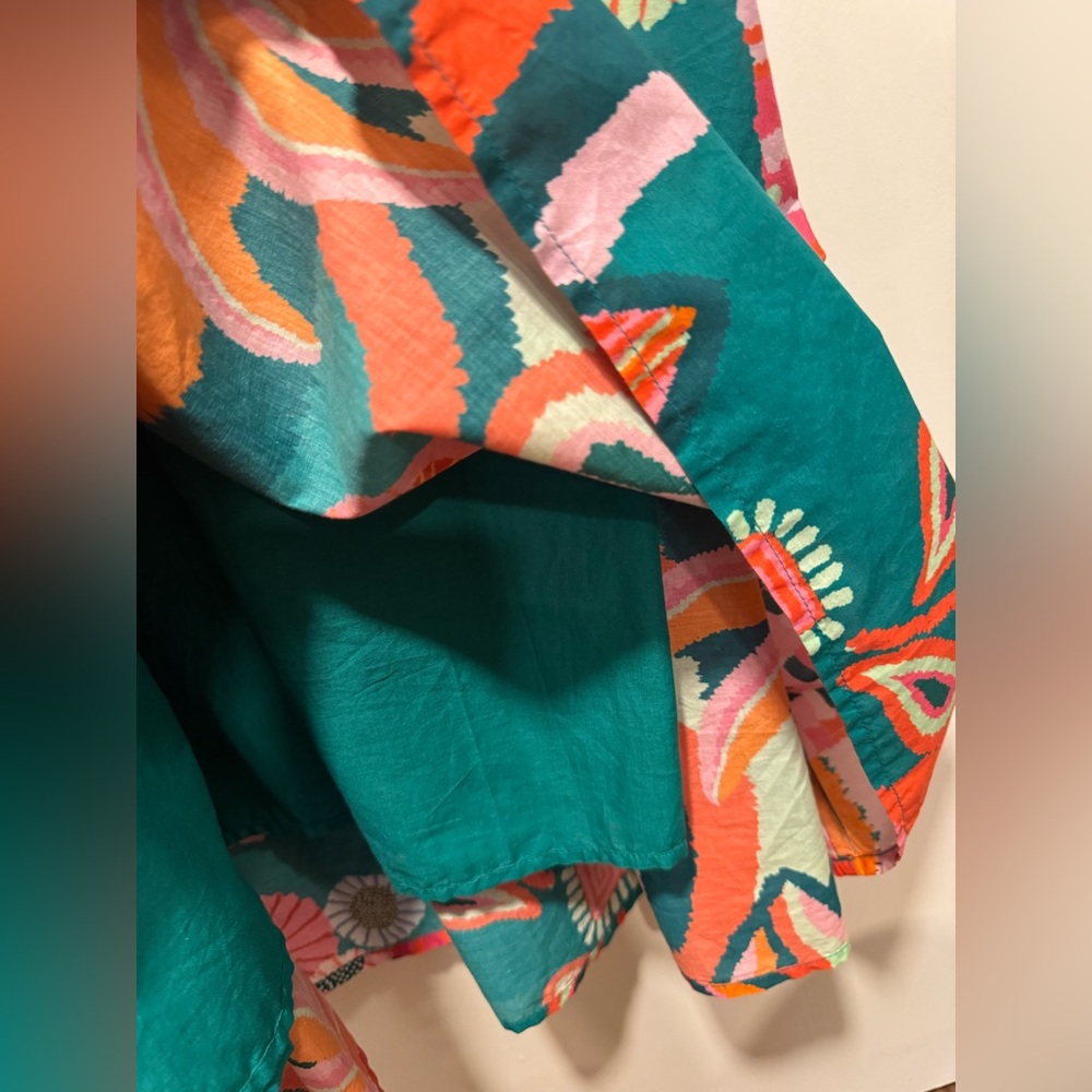 FARM Rio Pink and Green Floral High-Low Dress - Picture 9 of 13